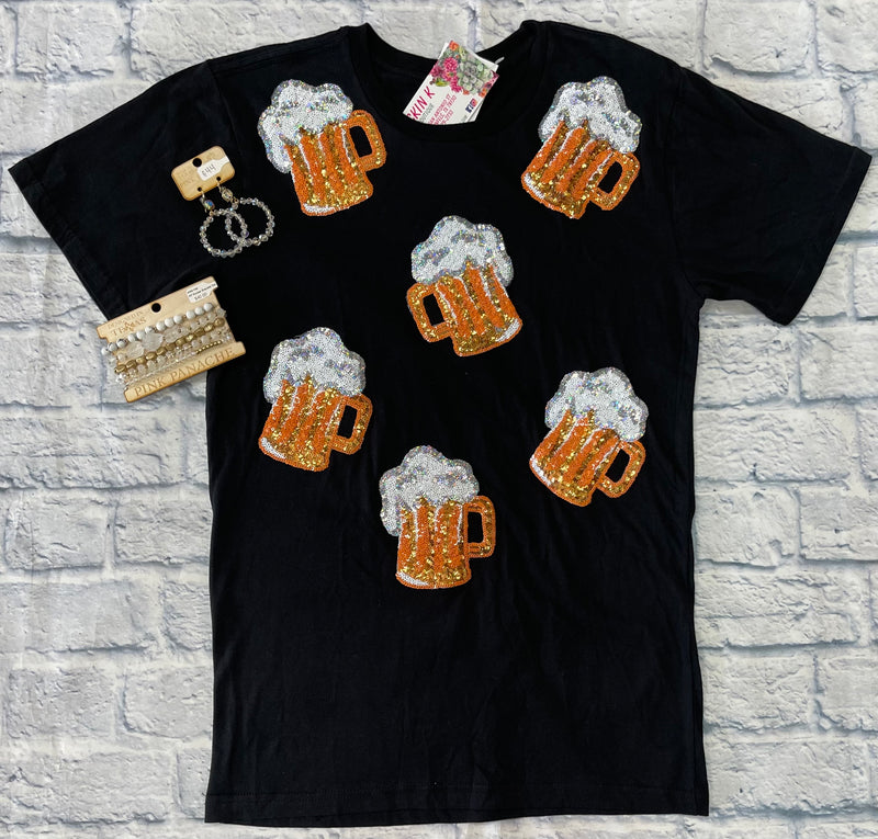 Glitter Beer Shirt