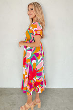 70's Swirl Dress