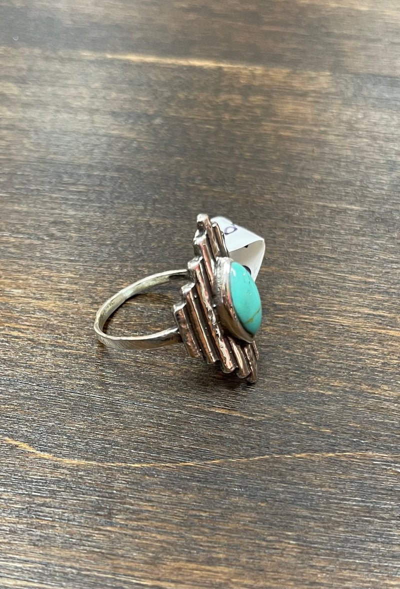Sterling Aztec Ring