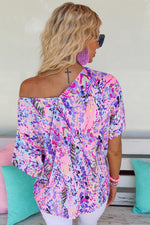 Painted Floral Top (2 Colors)
