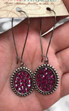 Pink Panache Mini Oval Earrings