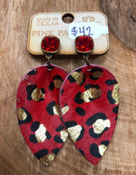 PP Leopard Hide Earrings