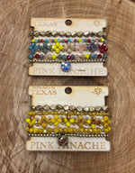 Floral Cluster Bracelet Set