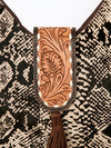 Tooled Snake Concealed Carry Purse